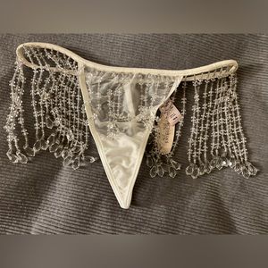 Crystal fringe g-string from Victoria’s Secret. NWT, never worn, XS